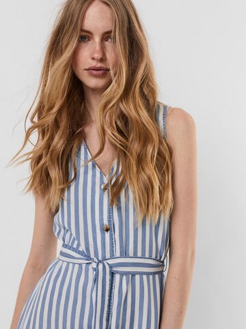 VERO MODA Zomerjurk 'Viviana' in Blauw