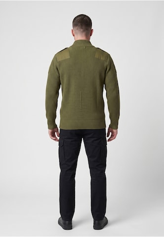 Brandit Strickjacke in Grün