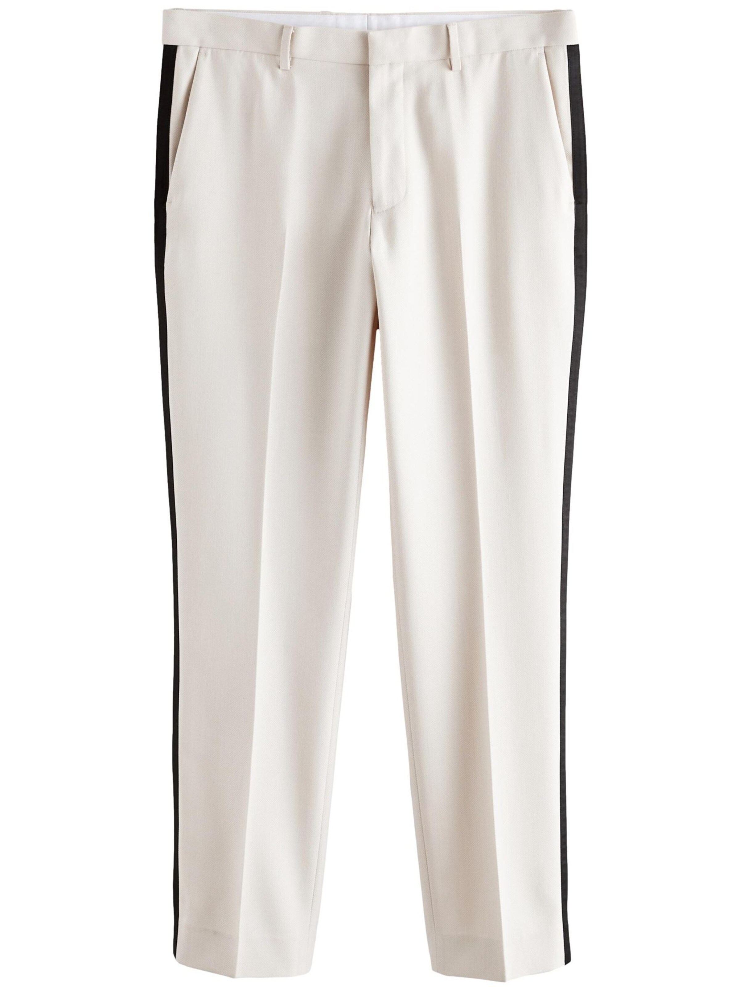 Next Regularen Hlače na rob | bež barva: sprednja stran