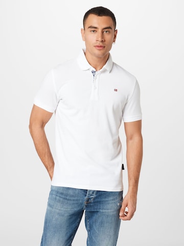 NAPAPIJRI Shirt 'EOLANOS' in Wit: voorkant