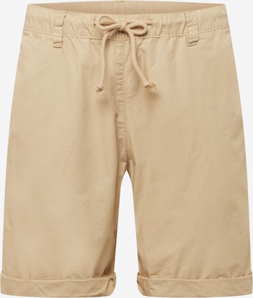 TOM TAILOR DENIM Regular Shorts in Beige: predná strana