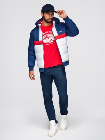 Ombre Winter jacket in Blue