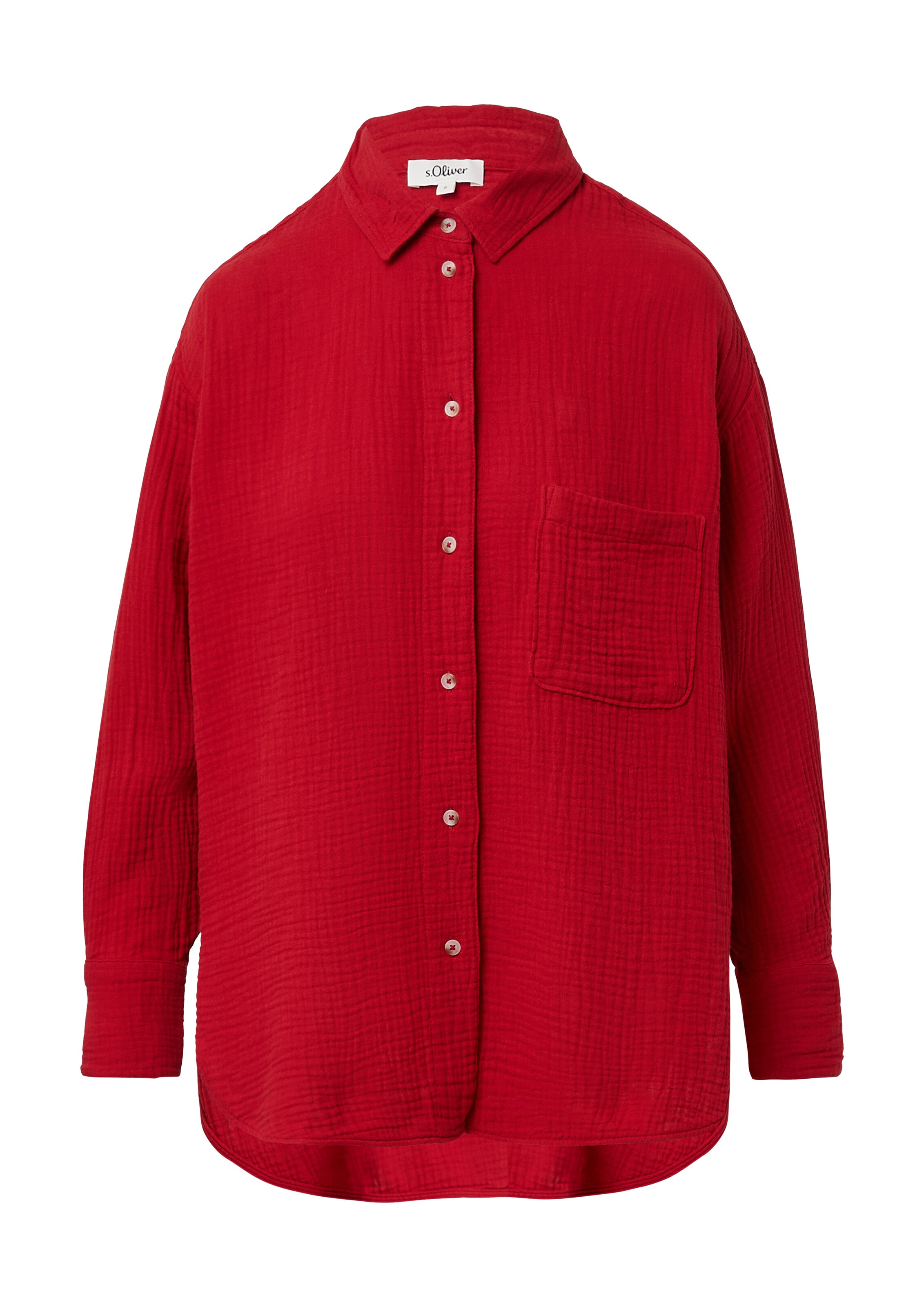 s.Oliver Bluse in Rot: Vorderseite