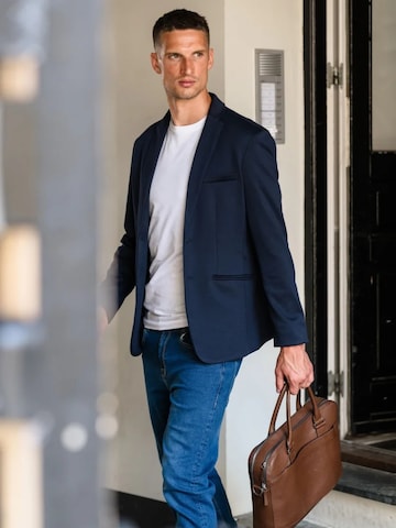 Regular fit Giacca business da completo ' The Original ' di TEESHOPPEN in blu