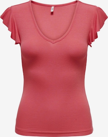 ONLY - Camiseta 'BELIA' en rosa: frente