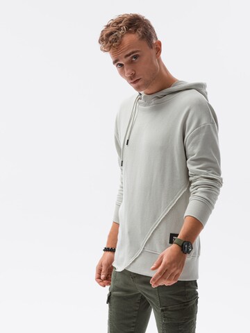 Sweat-shirt 'B1187' Ombre en gris