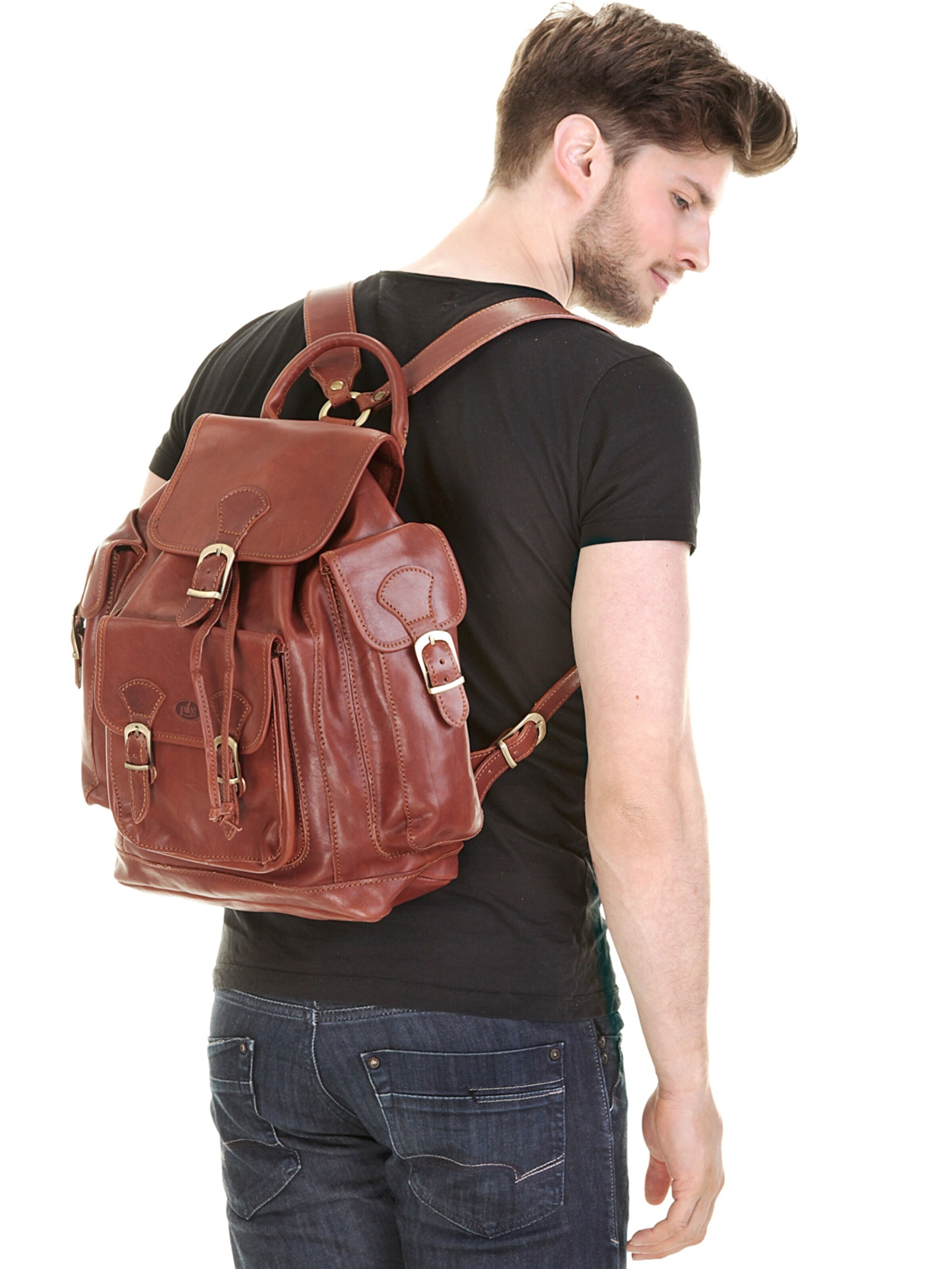piké Rucksack 'ADONIA'‌‌‌‌‌ in Braun
