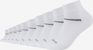 camano Socks in White: front