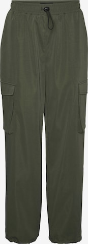 Loosefit Pantalon cargo 'VMPepper' VERO MODA en vert : devant