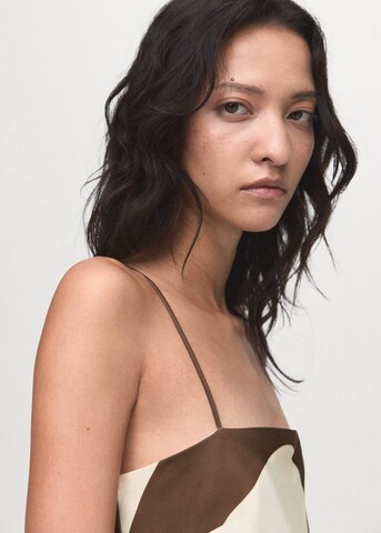 MANGO Kleid 'Just' in Braun