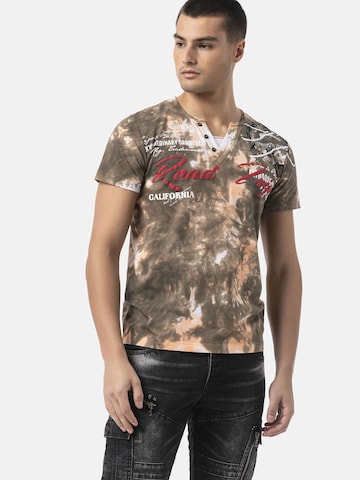 T-Shirt 'CT804' CIPO & BAXX en marron : devant
