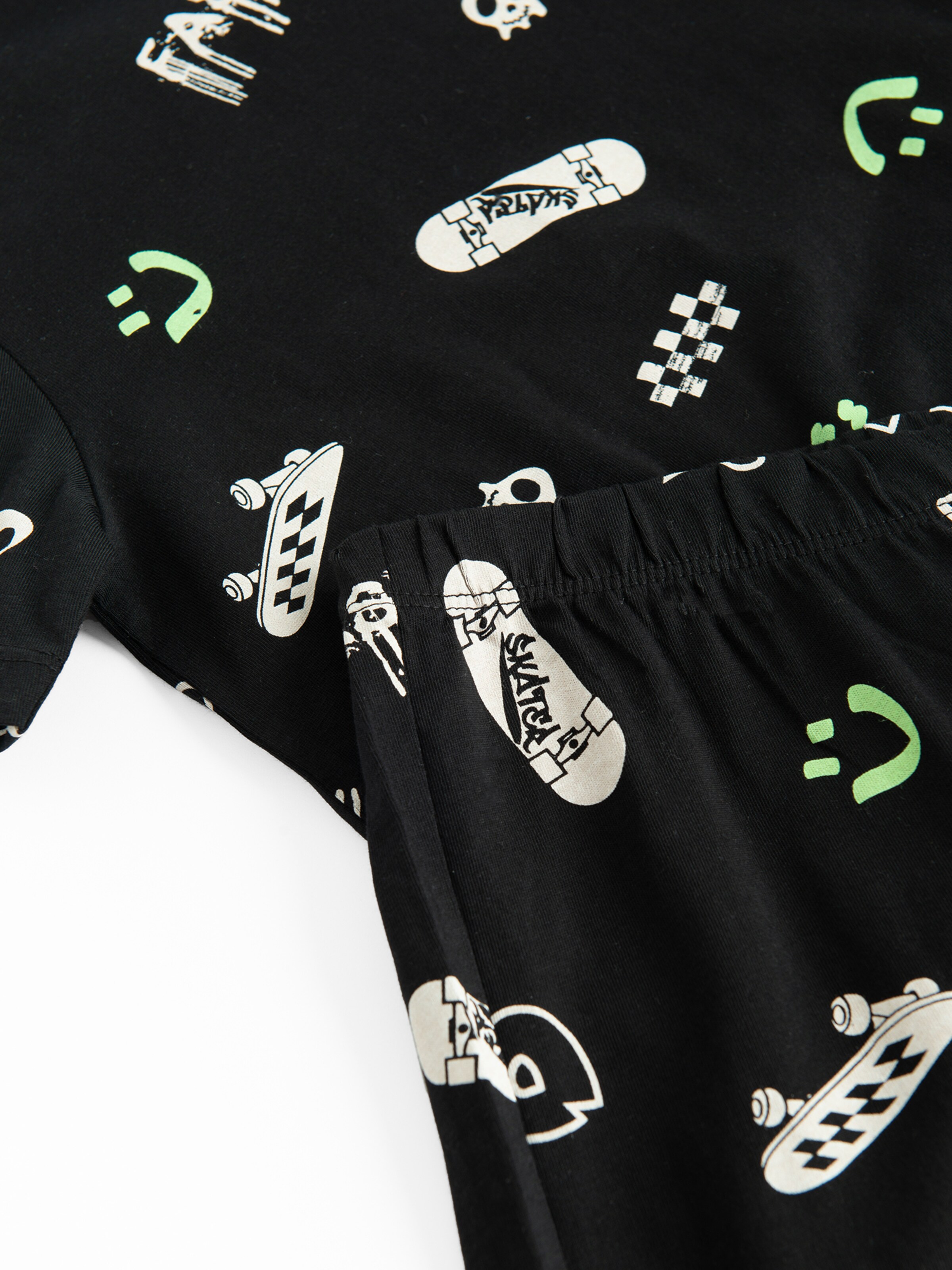 Cool Club Schlafanzug in Schwarz