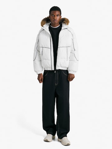 Veste d’hiver Bershka en blanc