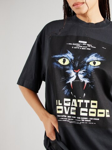 HUGO - Camiseta talla grande 'Dargex' en negro