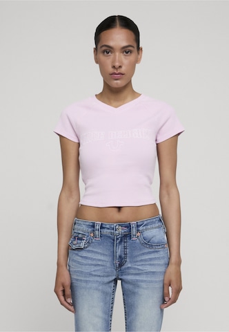 True Religion Shirt in Pink: front