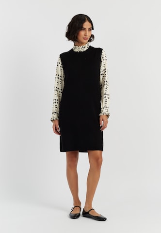 Chinti & Parker - Vestido de punto 'Basics' en negro