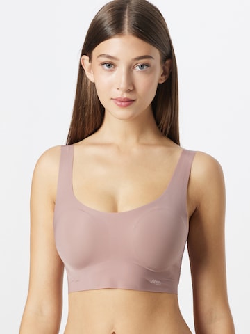 SLOGGI Regular Bra 'ZERO Feel' in Pink: front