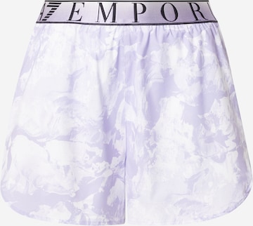 purpurinė EA7 Emporio Armani Standartinis Sportinės kelnės: priekis