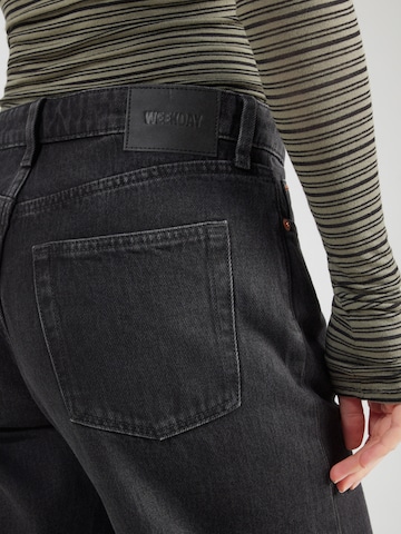 Wide Leg Jean 'Paz' WEEKDAY en noir