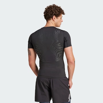 ADIDAS PERFORMANCE Functioneel shirt 'Techfit Control' in Zwart