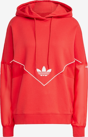 Sweat-shirt ADIDAS ORIGINALS en rouge : devant