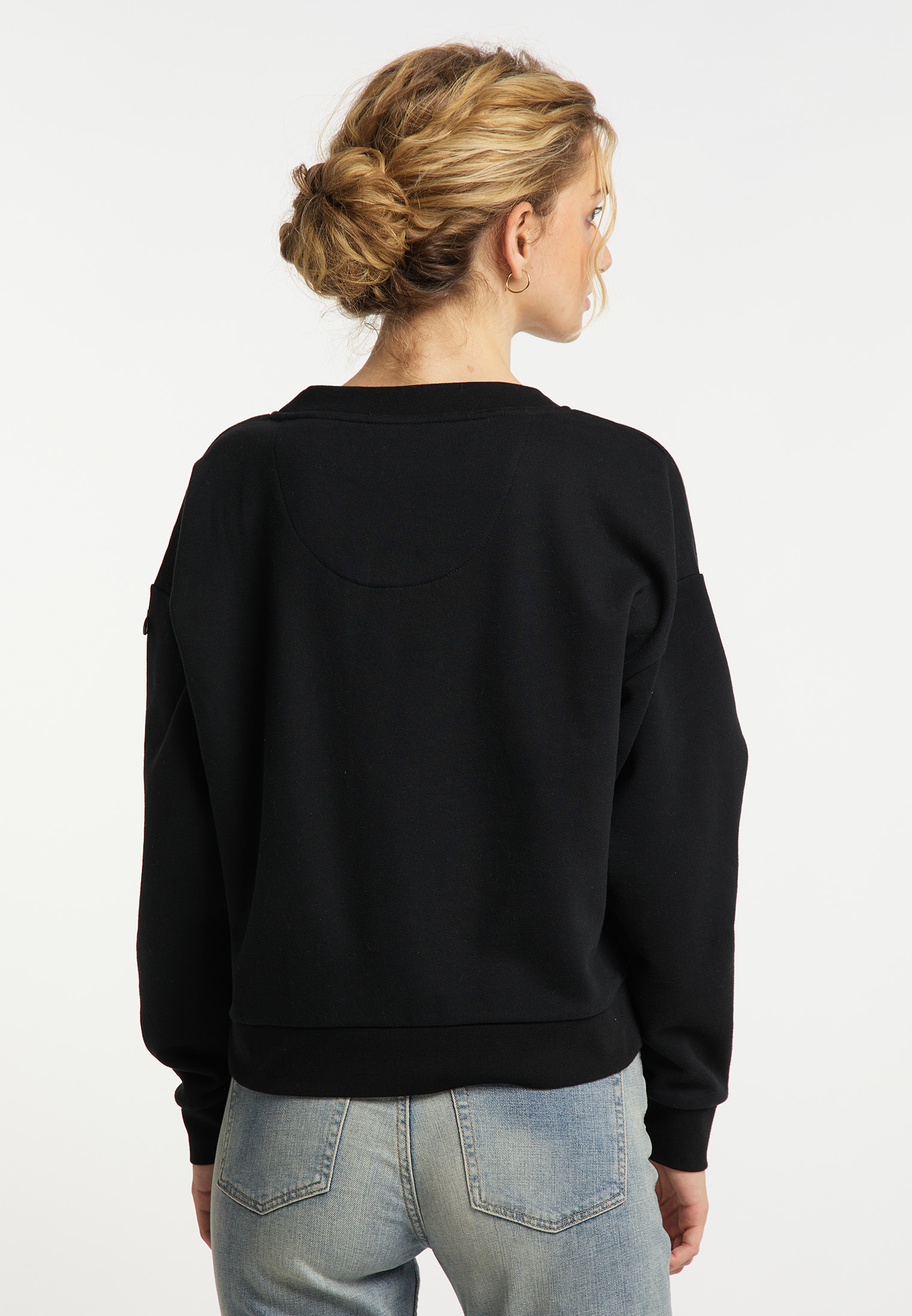 DreiMaster Vintage Sweatshirt in Schwarz 