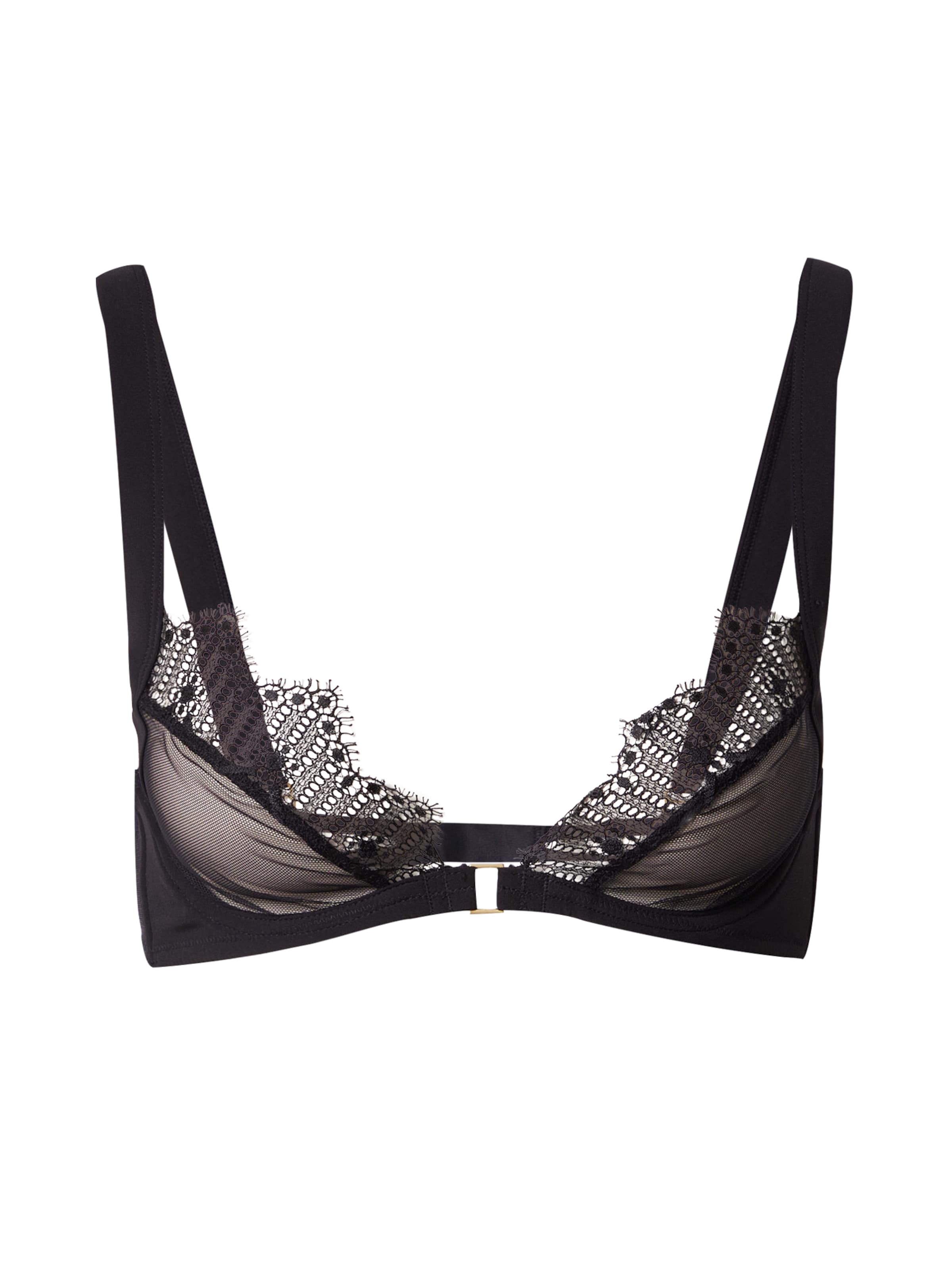 Sutien de tricou Sutien 'NARCISSE' de la ETAM pe negru: față