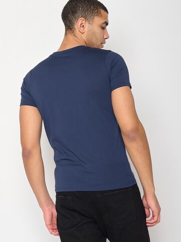 GREENBOMB Shirt 'Lifestyle Skier' in Blue