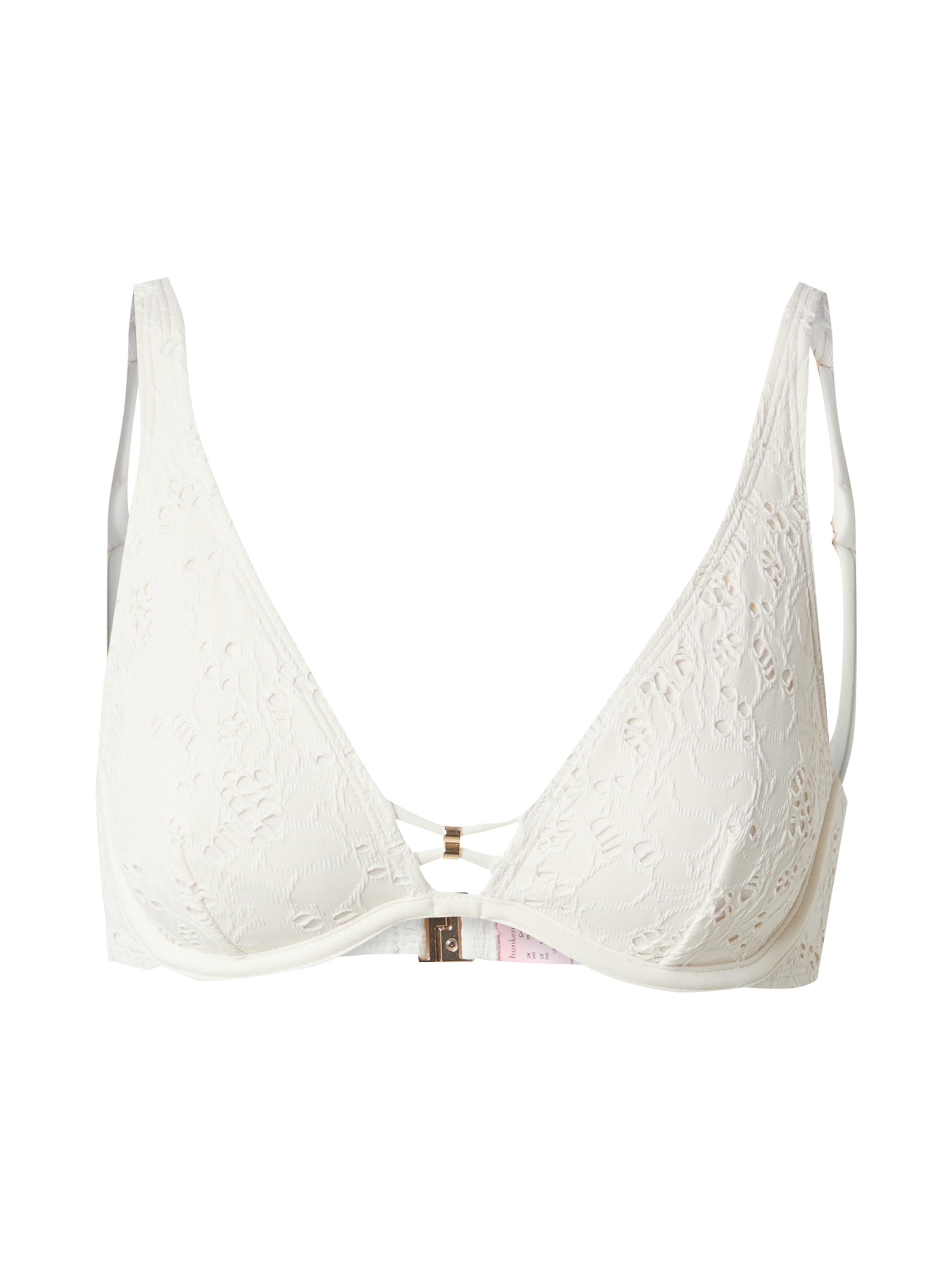 Hunkemöller Trojuholníky Bikinový top - Béžová: predná strana