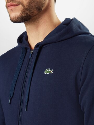 LACOSTE Regular fit Sweatvest in Blauw