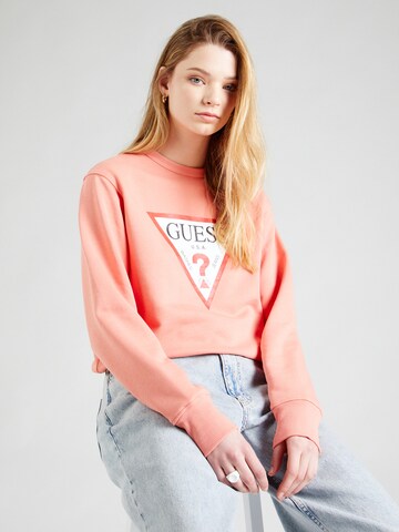 GUESS Sweatshirt in Orange