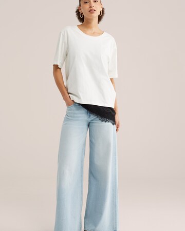 WE Fashion - Camiseta en blanco