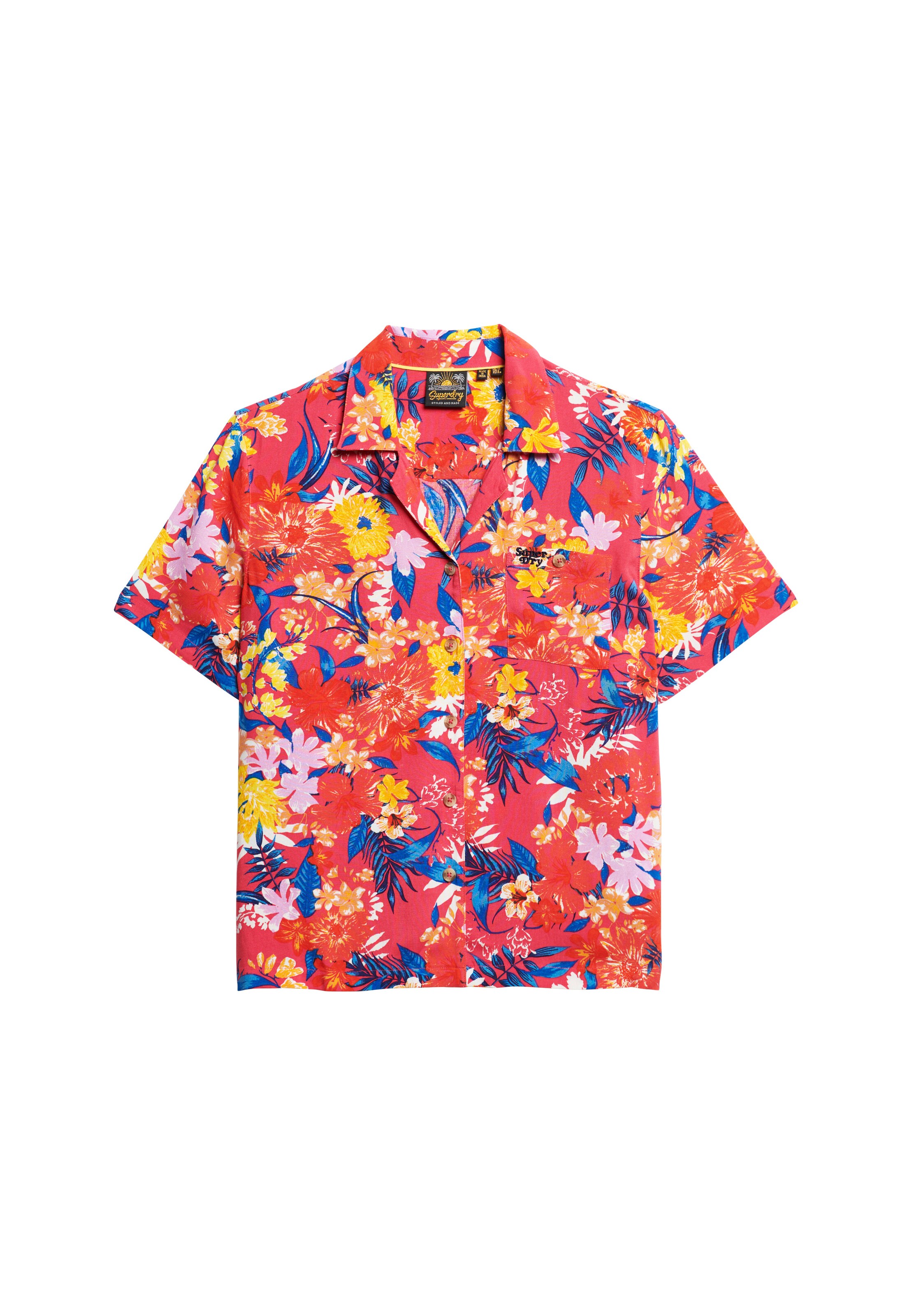 Superdry Blouse 'Beach Resort' in Gemengde kleuren: voorkant