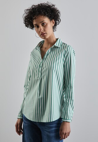 STREET ONE Blouse in Green: front