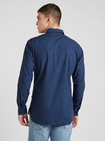BOSS Regular Fit Hemd 'Remiton' in Blau