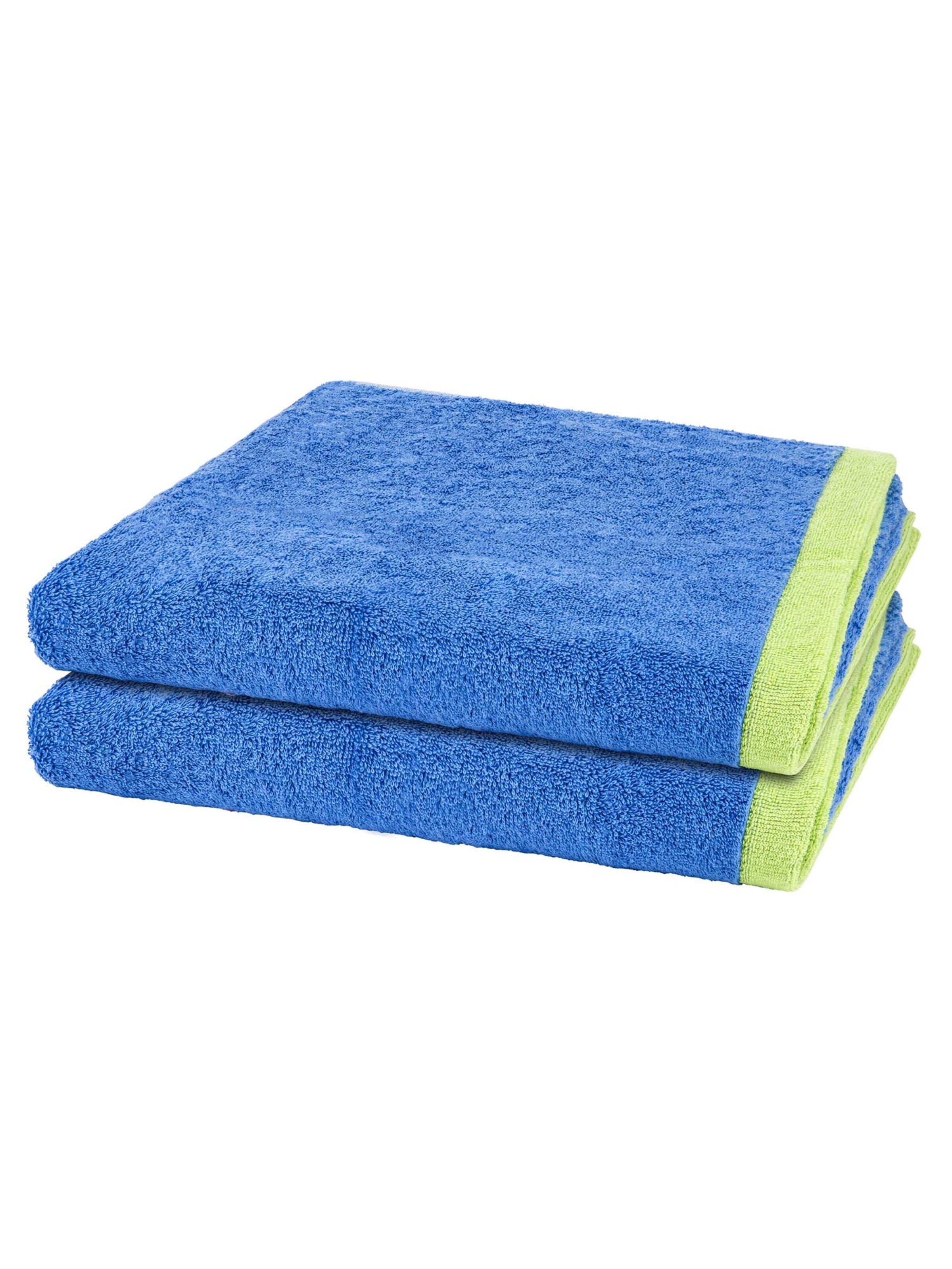 Cawö Towel 'Lifestyle Splash' in Blue: front