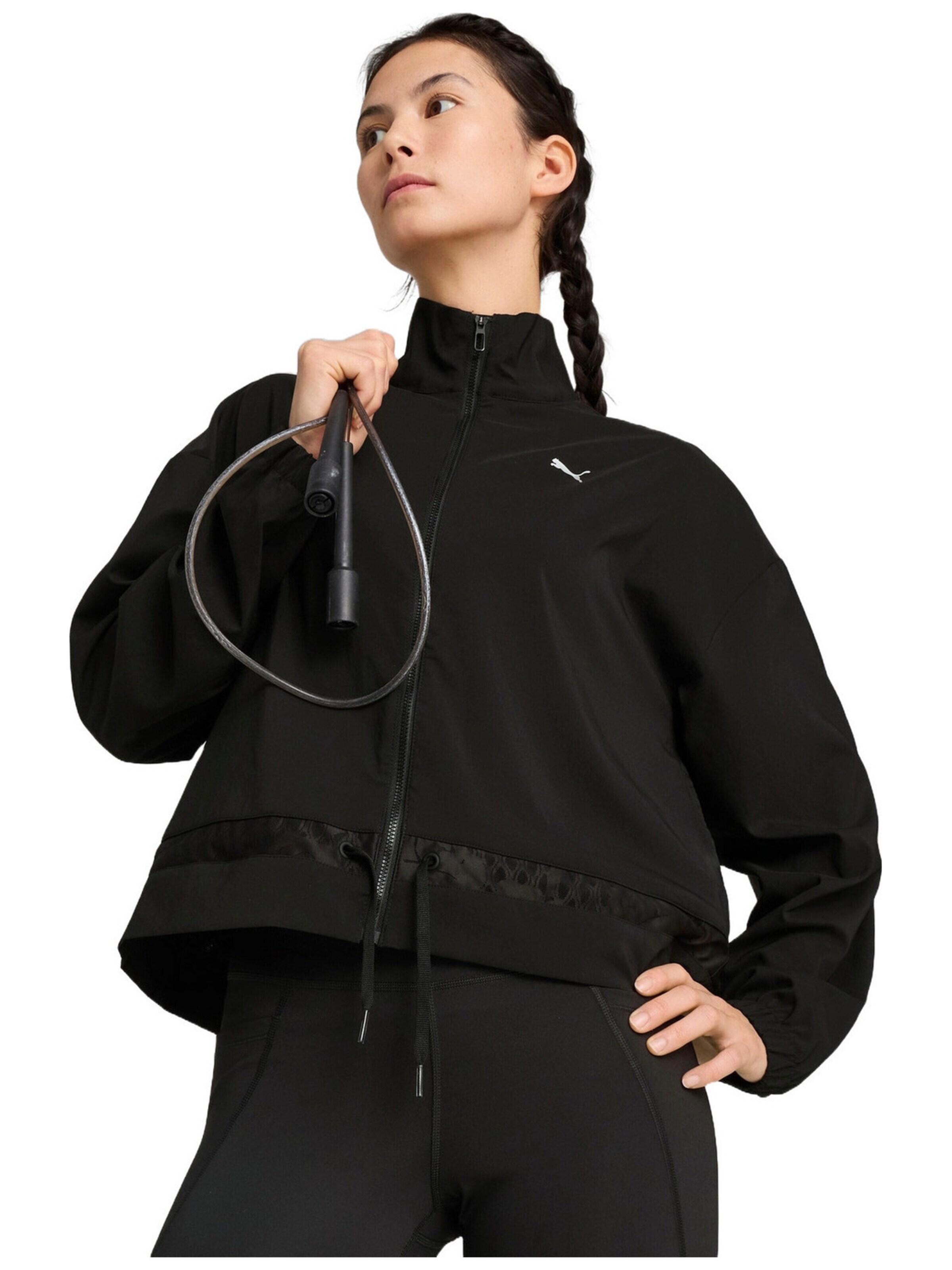 PUMA Sportjacke‌‌‌‌ in Schwarz: Vorderseite