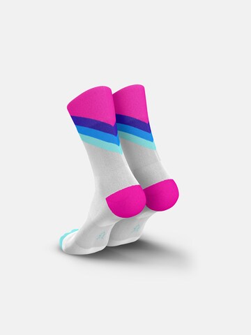 INCYLENCE Athletic Socks 'GRADES' in Pink