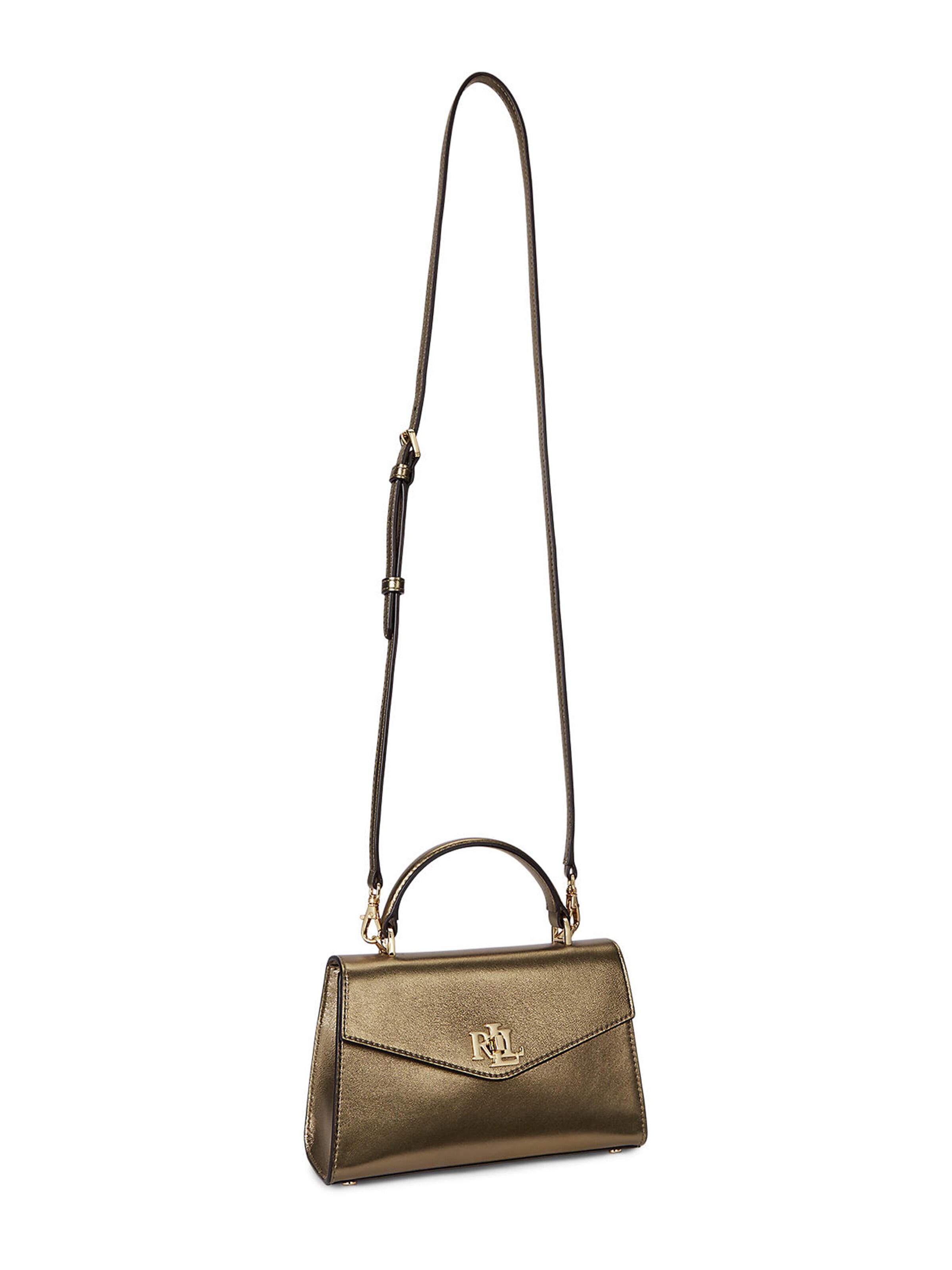 Lauren Ralph Lauren Handtasche 'FARRAH' in Gold
