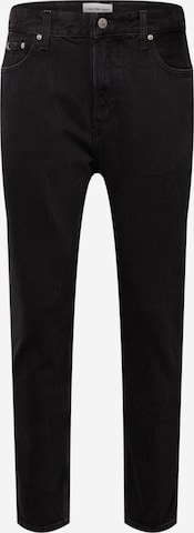 Skinny Jeans de la Calvin Klein Jeans pe negru: față