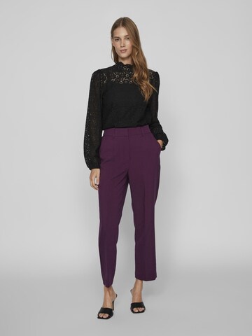 VILA Regular Pantalon 'Selma Ella' in Lila