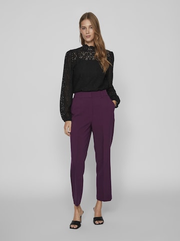 Regular Pantalon à plis 'Selma Ella' VILA en violet