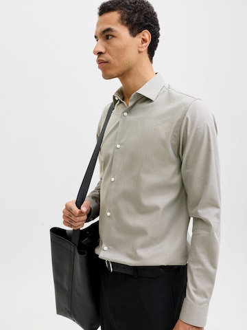 JACK & JONES Slim Fit Paita 'JPRBLAPARKER' värissä vihreä