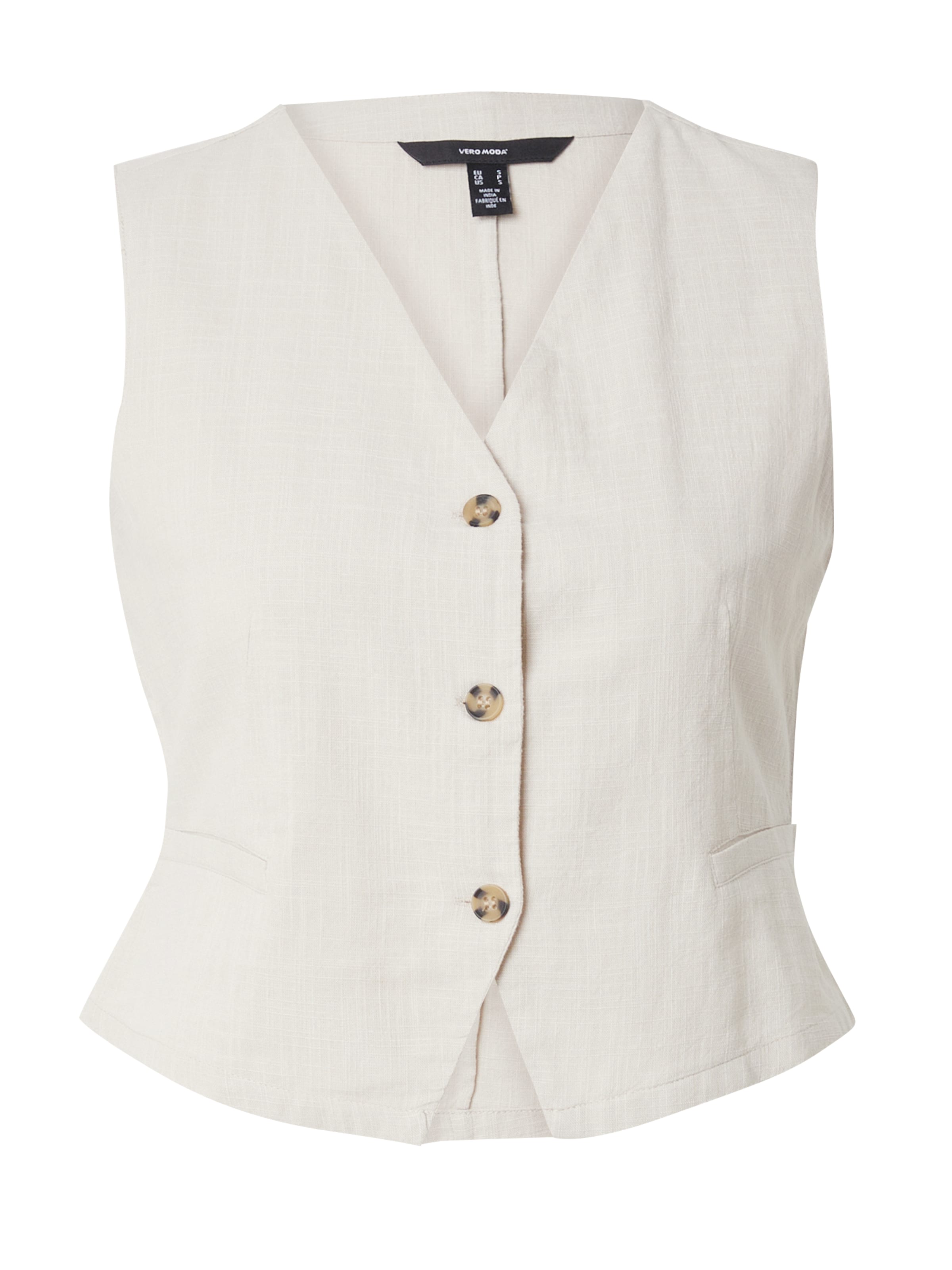 VERO MODA Suit Vest 'VMCaia' in Grey: front