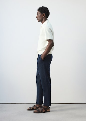 Slimfit Pantaloni con pieghe 'Romelino' di MANGO MAN in blu