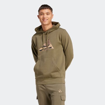 ADIDAS SPORTSWEAR Athletic Sweatshirt in Green: front
