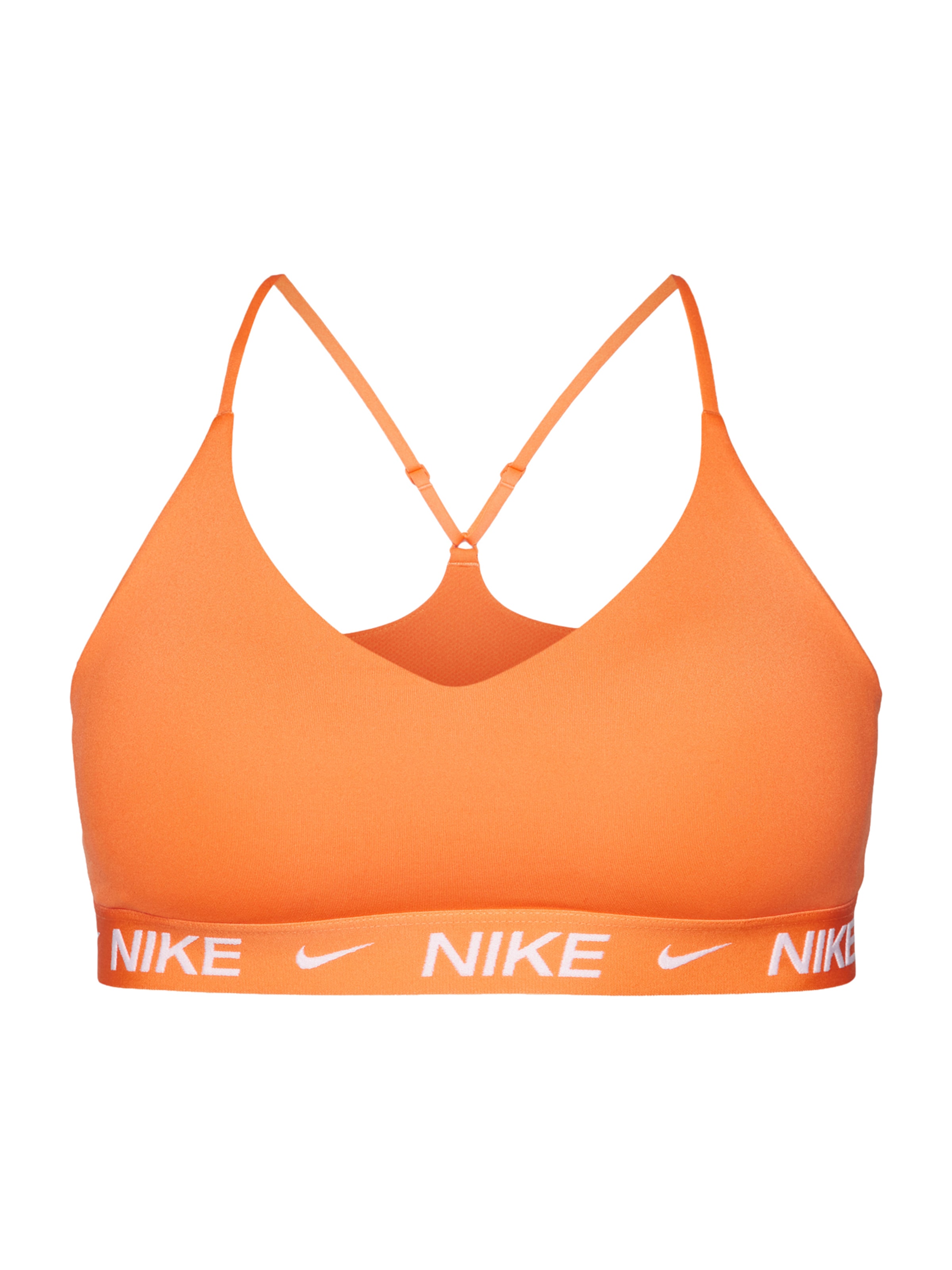 NIKE Μπουστάκι Αθλητικό σουτιέν 'INDY' σε πορτοκαλί: μπροστά