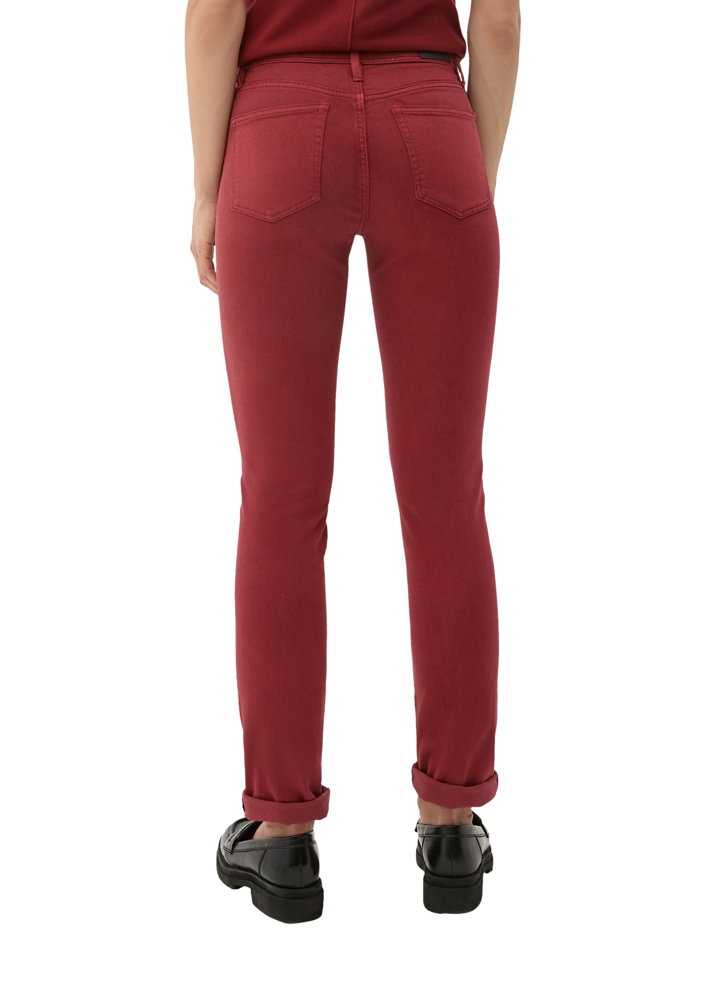 s.Oliver Slimfit Jeans in Rot