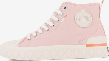 Palladium High-Top Sneakers in Pink: front