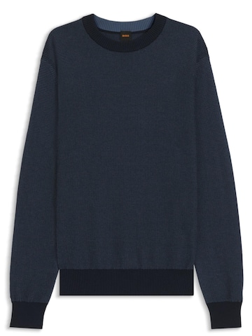 Pull-over HUGO BOSS en bleu : devant